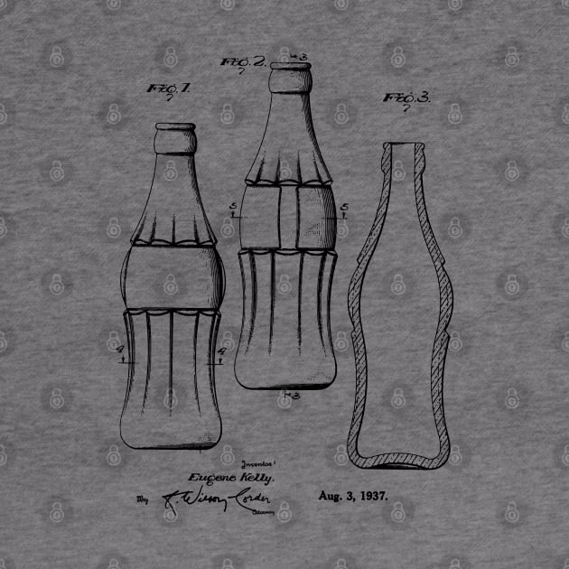 Coca Cola Vintage Bottle Patent by MadebyDesign